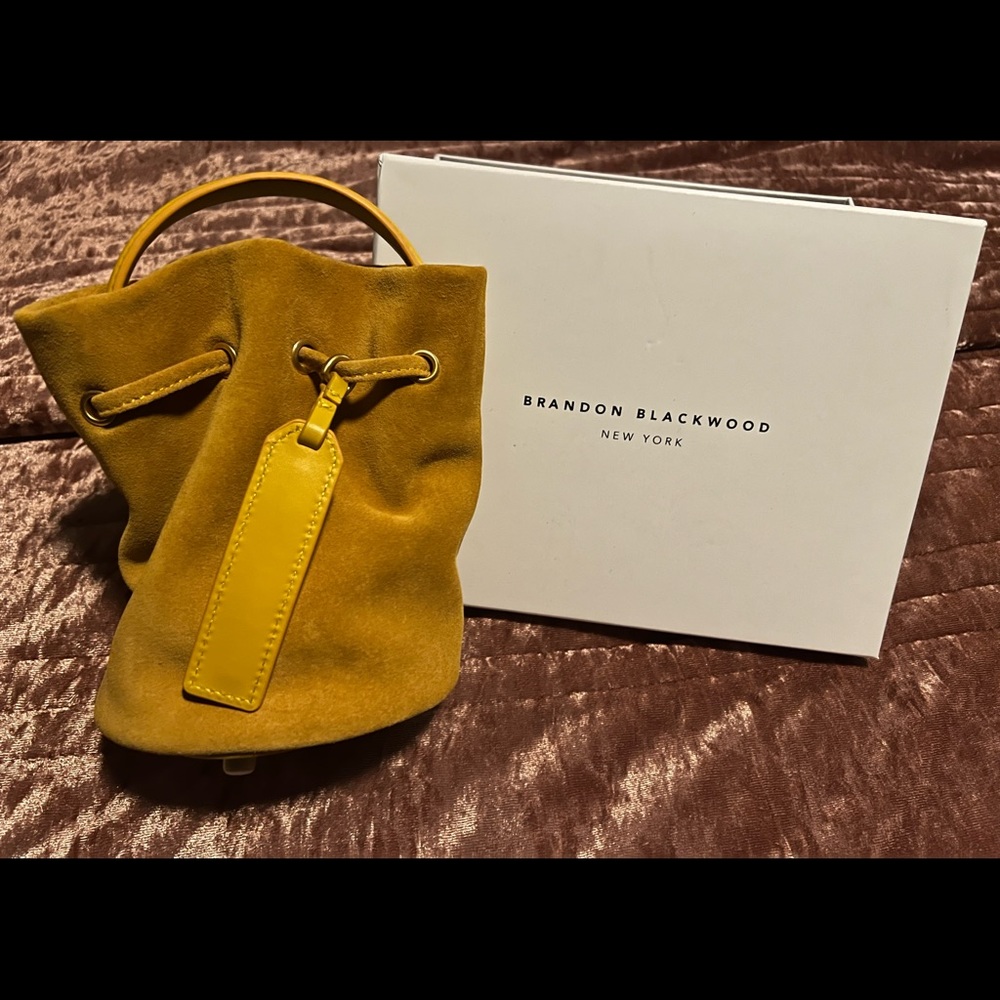Brandon Blackwood NYC Kamaal Bucket Bag in Yellow